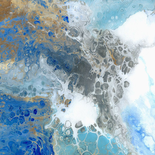 Blue Surf II by Wendy Kroeker (12 x 12)