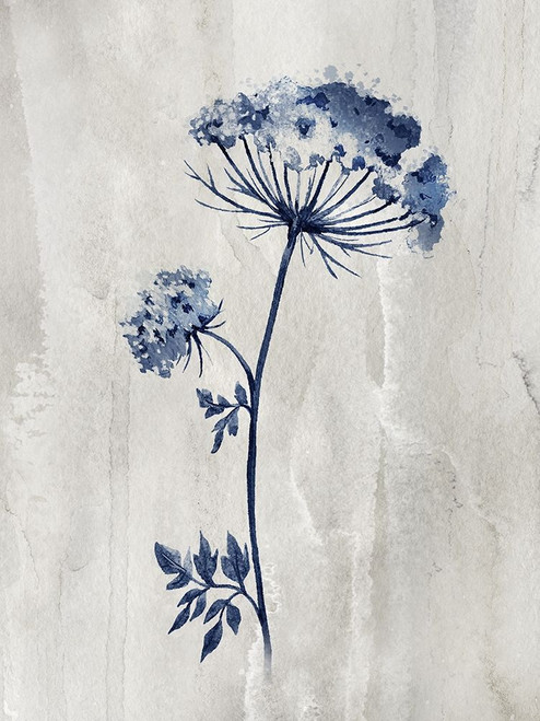 Indigo Botanical I by Conrad Knutsen (18 x 24)
