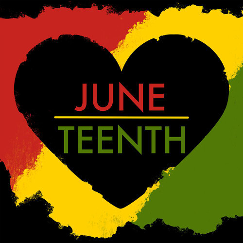 Juneteenth Heart by Marcus Prime (24 x 24)