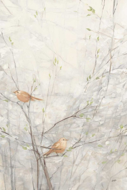 Birds in Trees II Brown by Julia Purinton (15 x 24)