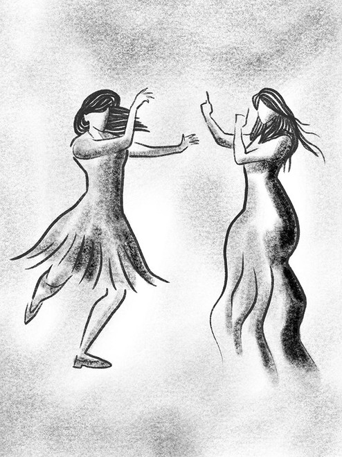 Dancing Friends 1 by Marcus Prime (18 x 24)