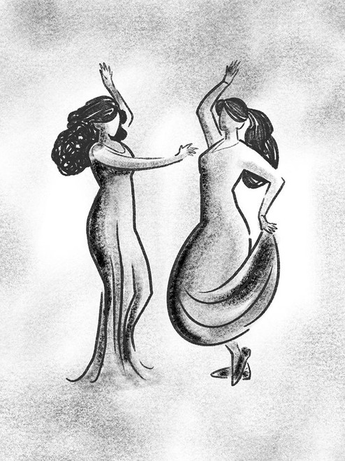 Dancing Friends 2 by Marcus Prime (18 x 24)