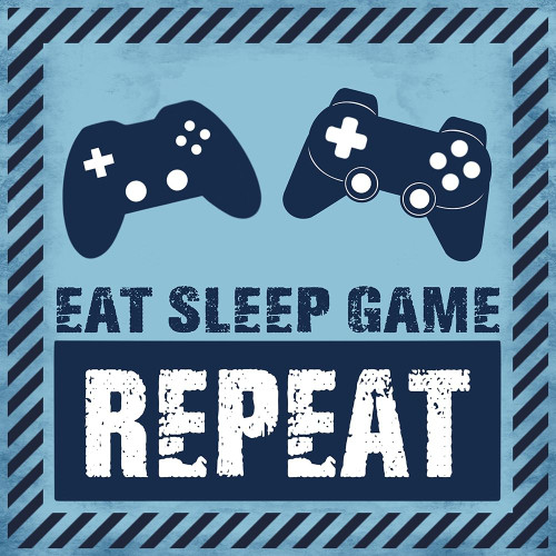 Eat Sleep Game by Marcus Prime (24 x 24)