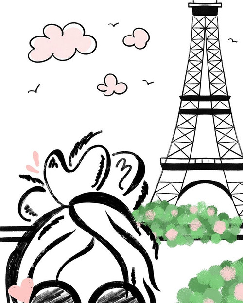 Paris Girl I by Anna Quach (18 x 24)