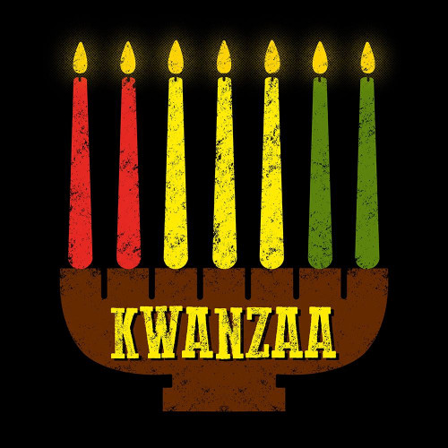 Lit Kwanzaa by Marcus Prime (24 x 24)