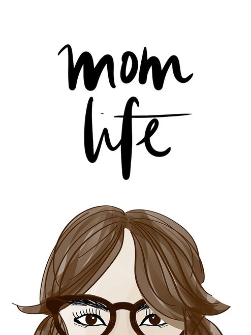 Mom Life (Girl VI) by Anna Quach (18 x 24)
