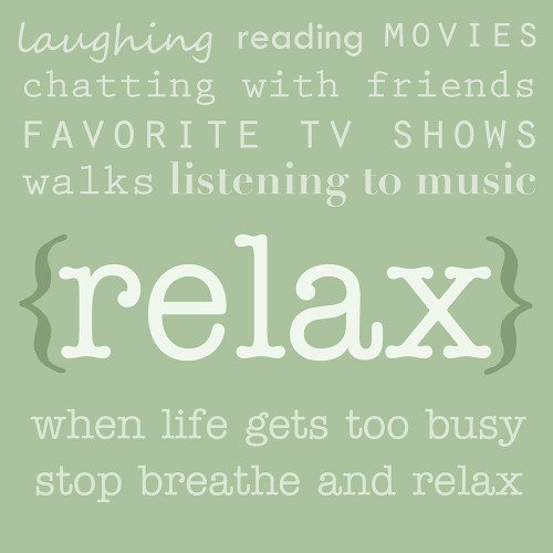 Relax by Anna Quach (12 x 12)