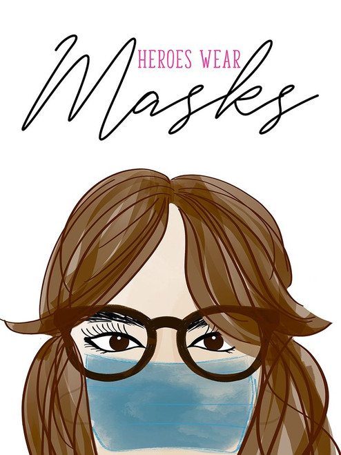 Heroes Wear Masks by Anna Quach (18 x 24)