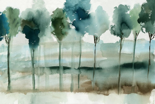 Blue Reflection Forest by Allison Pearce (24 x 18)