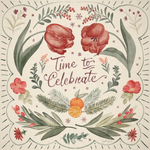 Winter Blooms III by Janelle Penner (24 x 24)