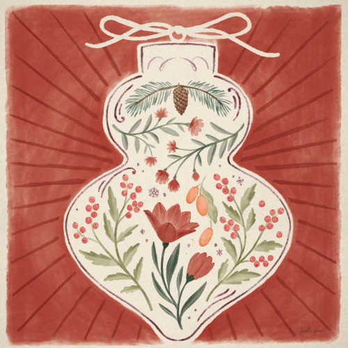 Winter Blooms VII by Janelle Penner (24 x 24)