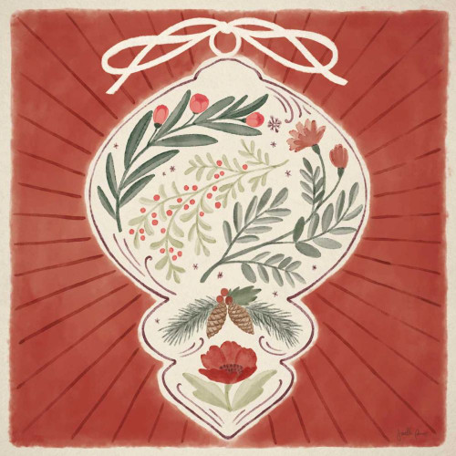 Winter Blooms VI by Janelle Penner (24 x 24)