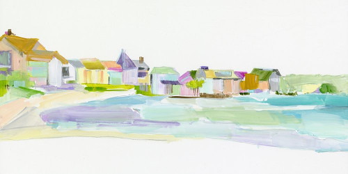 Bright Seaside Tranquility by Susan Pepe (24 x 12)