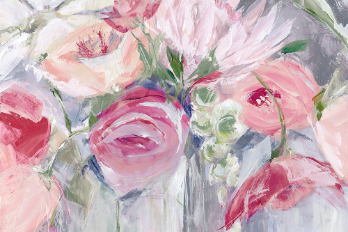 Fresh Flowers In A Vase by Susan Pepe (24 x 18)
