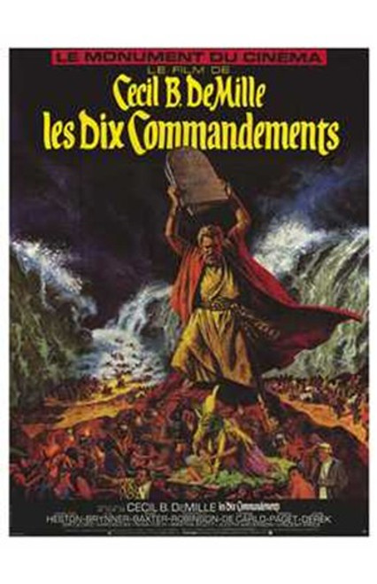 the ten commandments movie poster