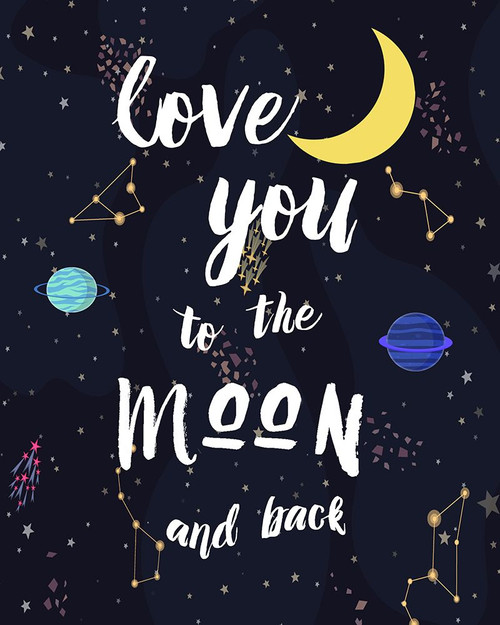 To The Moon by Amanda Murray (18 x 24)