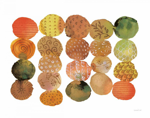 Fall Circle Stories II Horizontal by Danhui Nai (24 x 19)