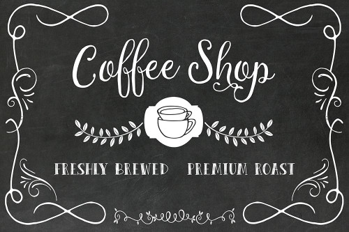 Coffee Shop by Amanda Murray (24 x 18)