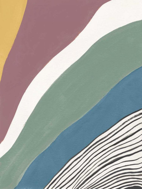 Colorful Retro Abstract IV by Danhui Nai (18 x 24)