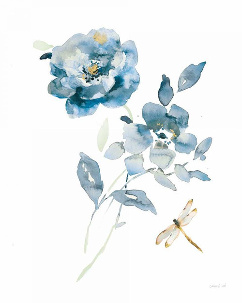 Blues of Summer IV Gilded by Danhui Nai (18 x 24)