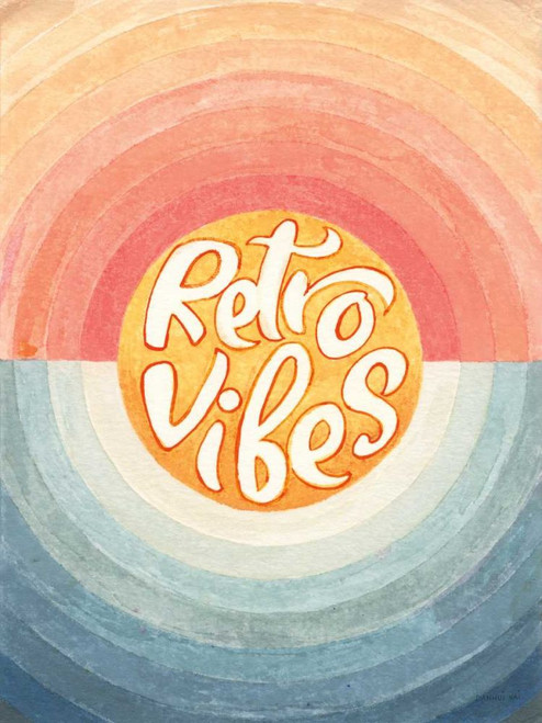 Retro Vibes by Danhui Nai (18 x 24)