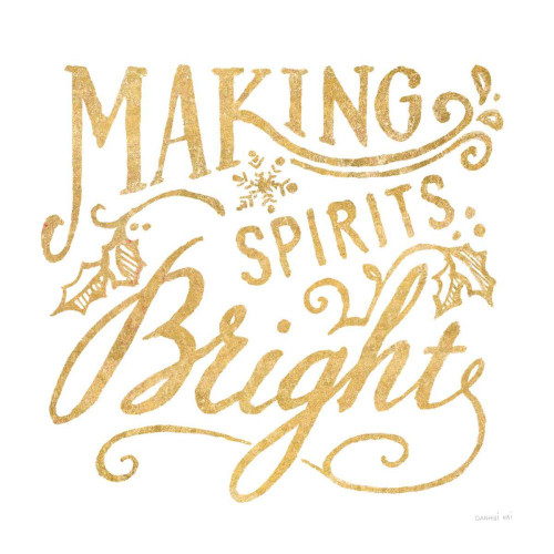 White and Bright Christmas I by Danhui Nai (24 x 24)