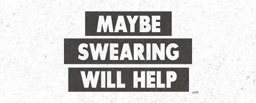 Maybe Swearing Will Help by Misty Michelle (24 x 10)