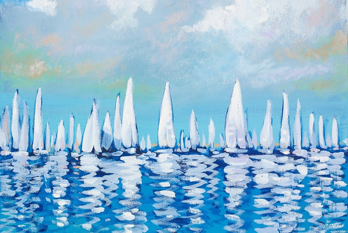 Regatta On The Sea by Dan Meneely (24 x 18)