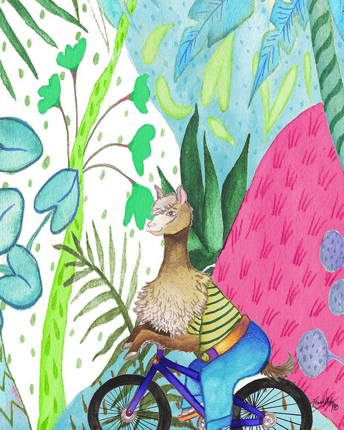 What A Wild Llama Ride by Elizabeth Medley (18 x 24)