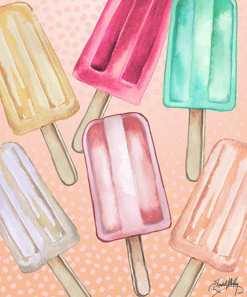Cool Popsicles by Elizabeth Medley (18 x 24)