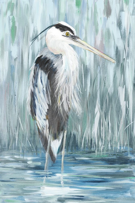 Standing Still Heron I by Julie DeRice (18 x 24)