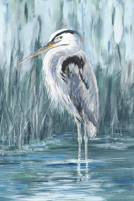 Standing Still Heron II by Julie DeRice (18 x 24)