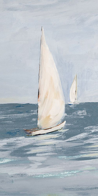 Coast Sailing II by Julie DeRice (11 x 24)