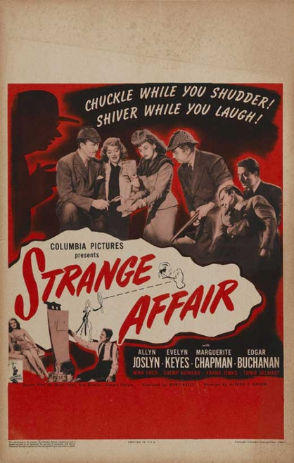 Strange Affair Movie Poster Print (27 x 40) - Item # MOVCB10614