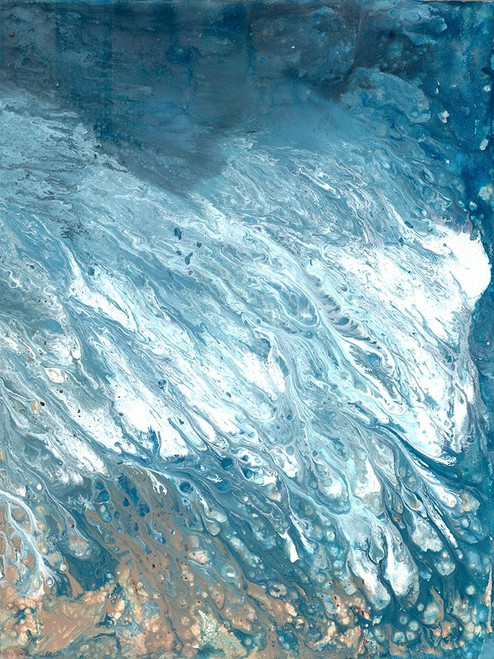 Misty Ocean Waves by Doris Charest (18 x 24)