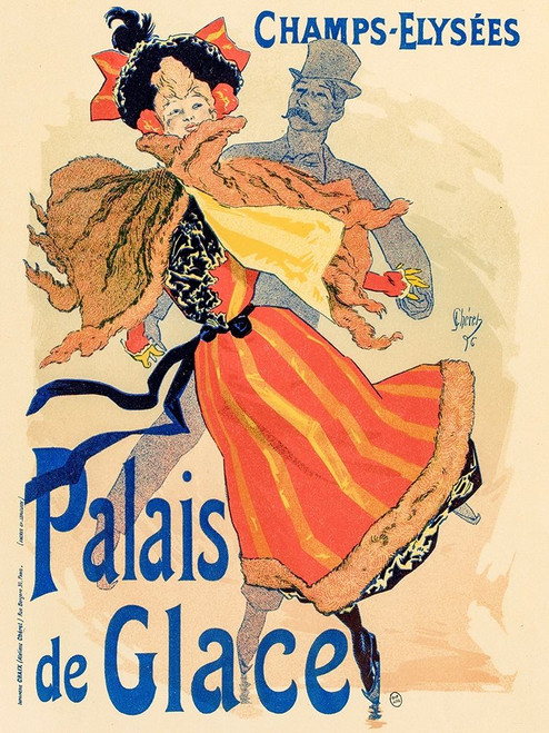 Palais de Glace 1895 by Jules Cheret (18 x 24)