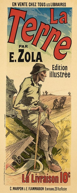 La Terre by Jules Cheret (9 x 24)