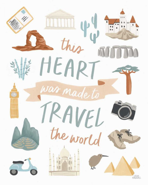 Around the World IV by Laura Marshall (18 x 24)