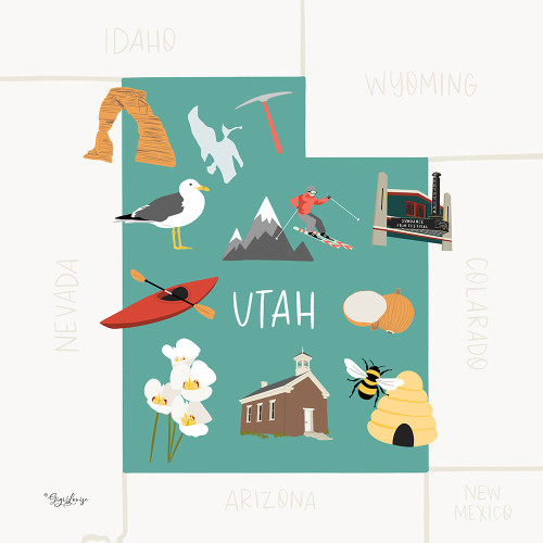 Utah by Gigi Louise (24 x 24)