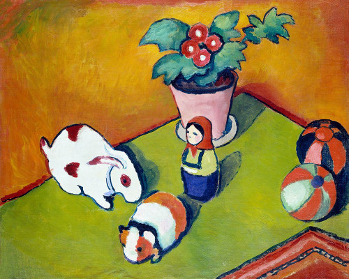 Little Walters Toys by August Macke (24 x 19)