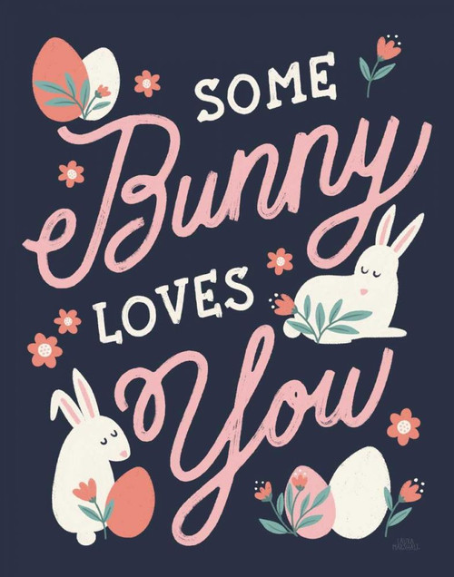 Bunny Kisses III by Laura Marshall (18 x 24)