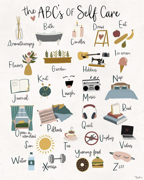 ABC Self Care by Gigi Louise (18 x 24)