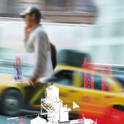 NY City Service by Gery Luger (12 x 12)
