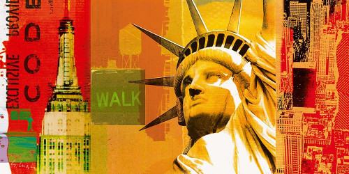 New York IV by Gery Luger (24 x 12)