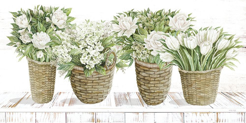 Floral Baskets by Cindy Jacobs (24 x 18)