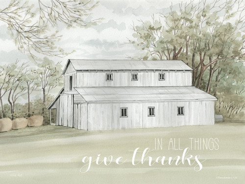 In All Things Give Thanks by Cindy Jacobs (24 x 18)