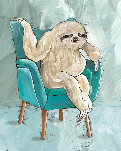 Chill Sloth I by Cindy Jacobs (18 x 24)