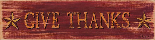 Give Thanks by Billy Jacobs (24 x 6)