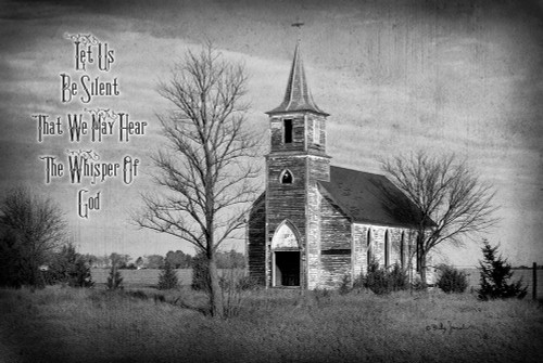 Let Us be Silent by Billy Jacobs (24 x 18)