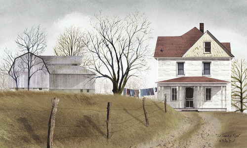 Old Township Road by Billy Jacobs (24 x 15)